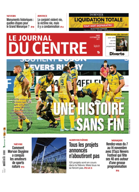 Cover of Le Journal du Centre