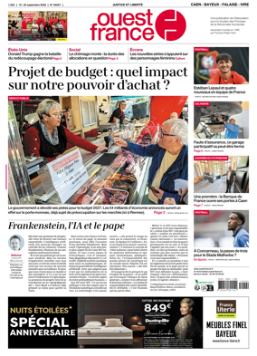 Cover of Ouest France (Caen - Bayeux - Falaise - Vire)