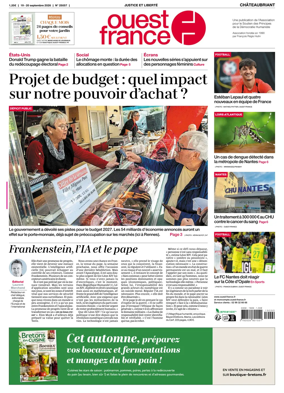 Cover of Ouest France (Chateaubriant)