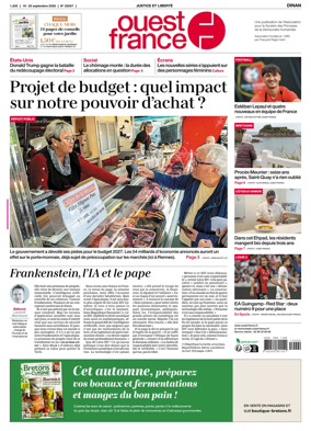 Cover of Ouest France (Dinan)