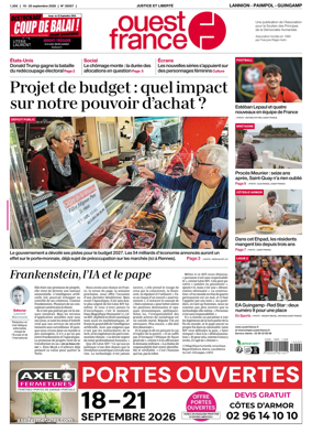 Cover of Ouest-France (Lannion / Paimpol / Guingamp)