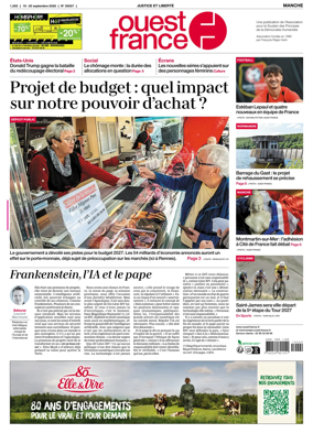 Cover of Ouest France (Manche)