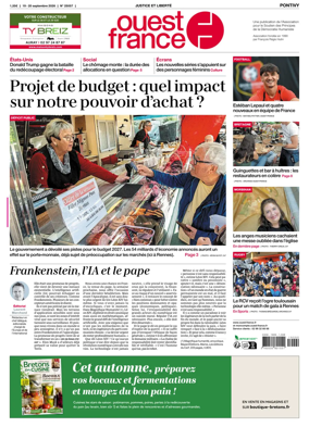 Cover of Ouest France (Pontivy)