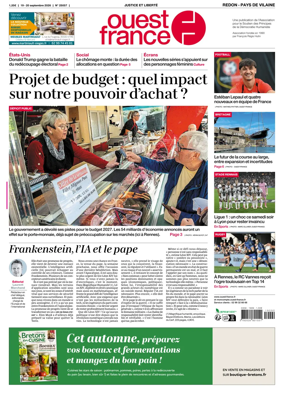 Cover of Ouest France (Redon / Pays de Vilaine)