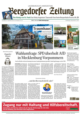 Cover of Bergedorfer Zeitung