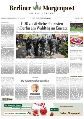 Cover of Berliner Morgenpost