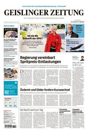 Cover of Geislinger Zeitung