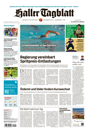 Cover of Haller Tagblatt