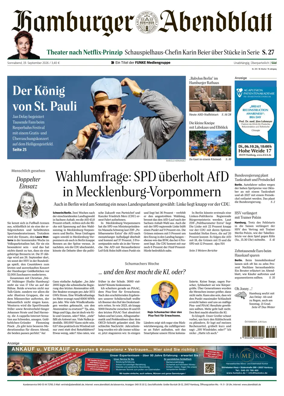 Cover of Hamburger Abendblatt (Harburg)
