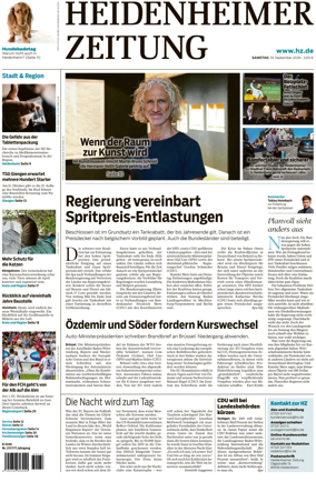 Cover of Heidenheimer Zeitung