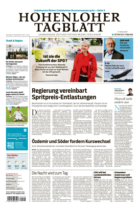 Cover of Hohenloher Tagblatt