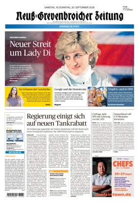 Cover of Neuss-Grevenbroicher Zeitung Neuss