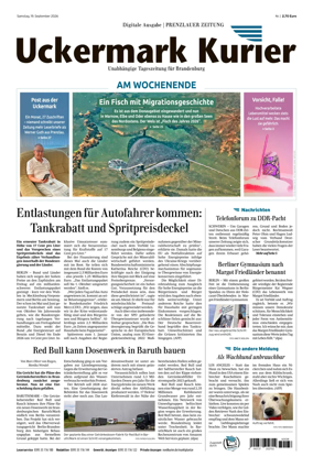 Cover of Prenzlauer Zeitung