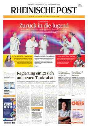 Cover of Rheinische Post – Dusseldorf Stadt