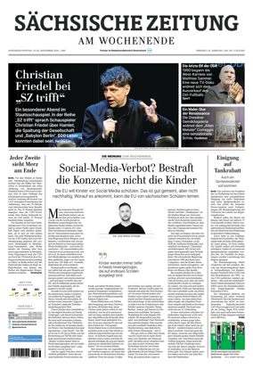 Cover of Sachsische Zeitung (Dresden)