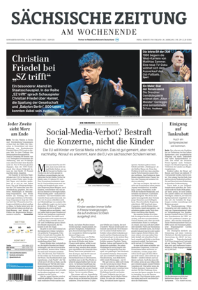 Cover of Sachsische Zeitung (Pirna Sebnitz)