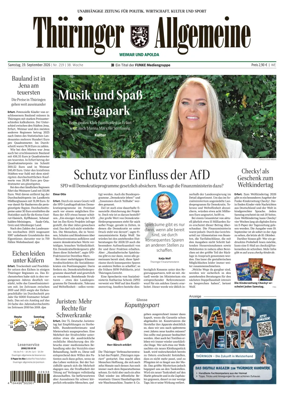 Cover of Thuringer Allgemeine (Apolda)