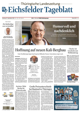 Cover of Thuringische Landeszeitung (Eichsfeld)