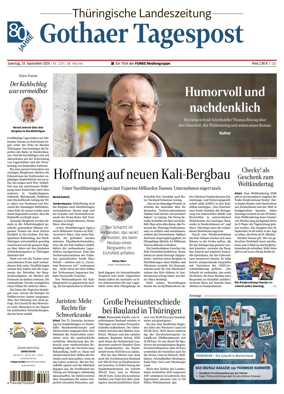 Cover of Thuringische Landeszeitung (Gotha)