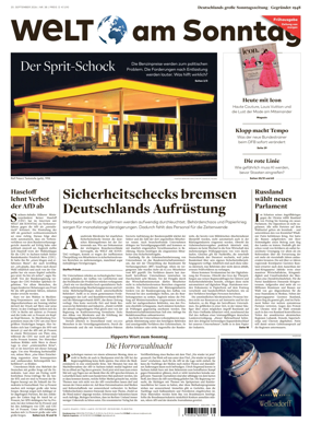 Cover of Welt am Sonntag