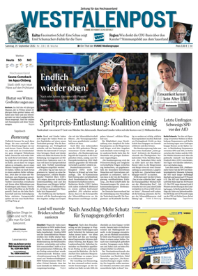Cover of Westfalenpost (Brilon)
