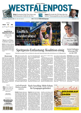 Cover of Westfalenpost (Hagen Hohenlimburg)