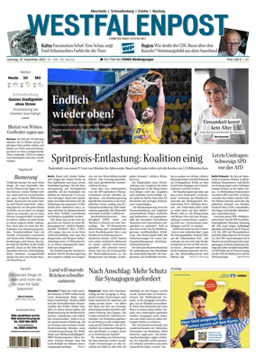 Cover of Westfalenpost (Meschede)