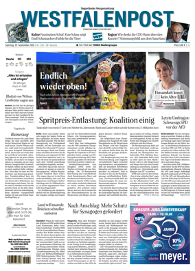 Cover of Westfalenpost (Siegen)