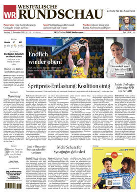 Cover of Westfalische Rundschau (Arnsberg)