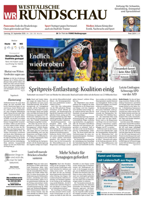 Cover of Westfalische Rundschau (Ennepetal)