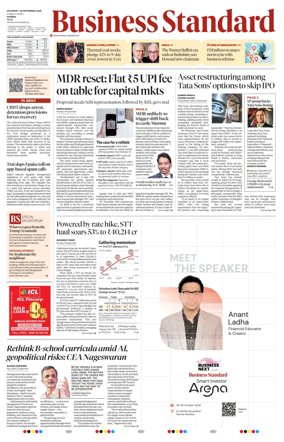 Cover of Business Standard