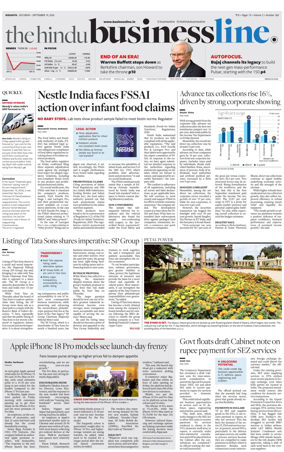 Cover of BusinessLine (Kolkata)