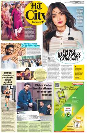 Cover of Hindustan Times (Lucknow) - Live