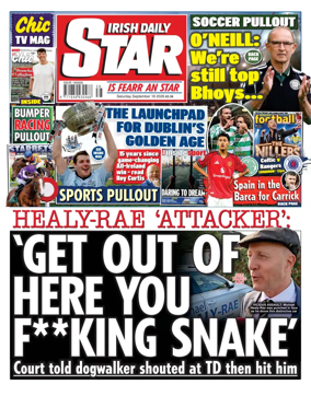 Cover of Irish Daily Star