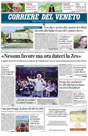 Cover of Corriere del Veneto (Treviso e Belluno)