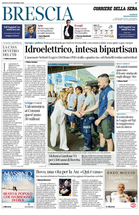 Cover of Corriere della Sera (Brescia)
