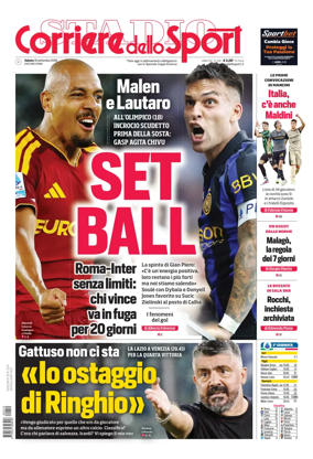 Cover of Corriere dello Sport (Lazio)
