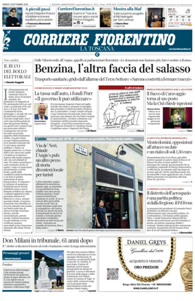 Cover of Corriere Fiorentino