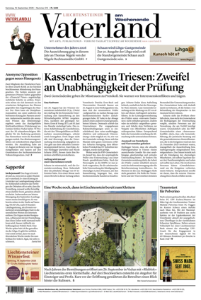 Cover of Liechtensteiner Vaterland