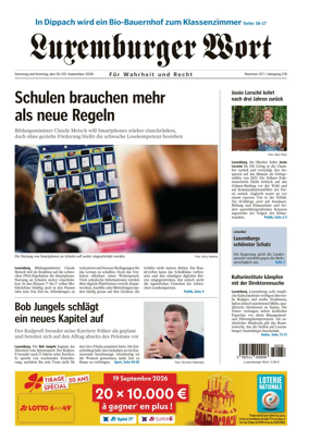 Cover of Luxemburger Wort