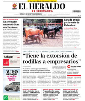 Cover of El Heraldo de Chihuahua
