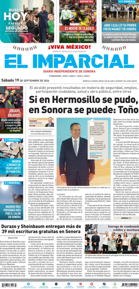 Cover of El Imparcial