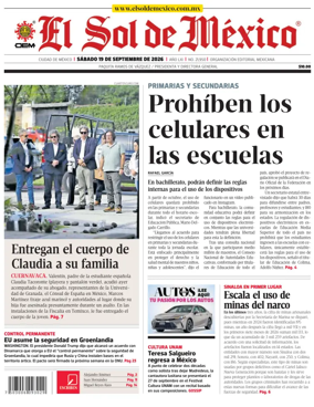 Cover of El Sol de Mexico