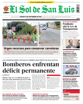 Cover of El Sol de San Luis Potosi