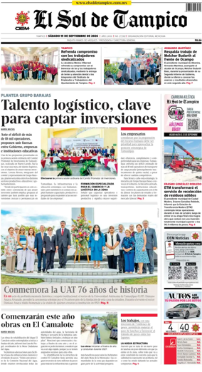 Cover of El Sol de Tampico