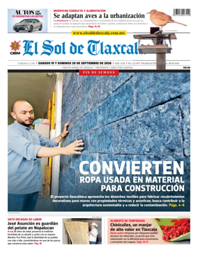 Cover of El Sol de Tlaxcala