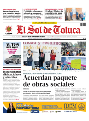 Cover of El Sol de Toluca