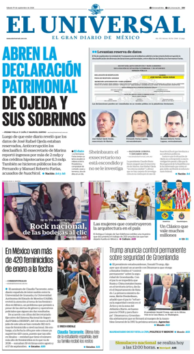 Cover of El Universal