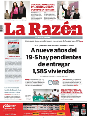 Cover of La Razon de Mexico