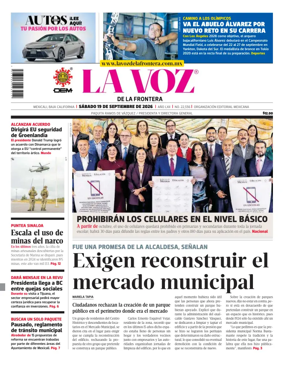 Cover of La Voz de la Frontera